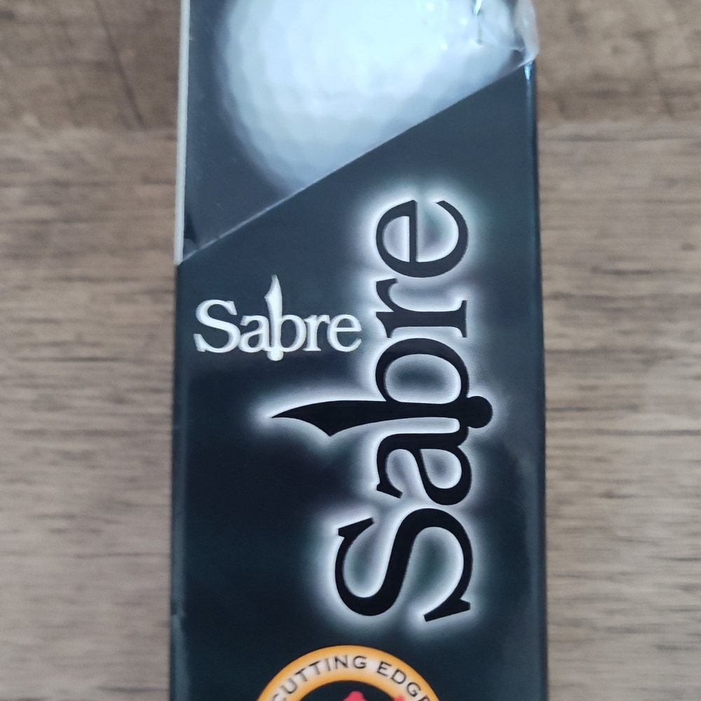 Sabre Golf Balls Made for Chi Chi Rodriguez a Sleeve Of 3 Balls